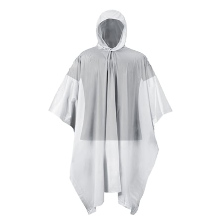 Rps Outdoors RPS TRAVEL/EMERGENCY RAIN PONCHO CLEAR 51-111C